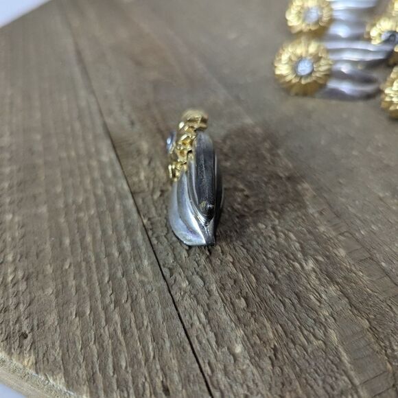 Vintage Oneida Sunflower Knife Rest / Holder — Silver-Plated Tableware Decor 10 - Picture 6 of 7